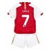Maillot de foot Arsenal Bukayo Saka #7 Domicile vêtements enfant 2023-24 Manches Courtes (+ pantalon court)